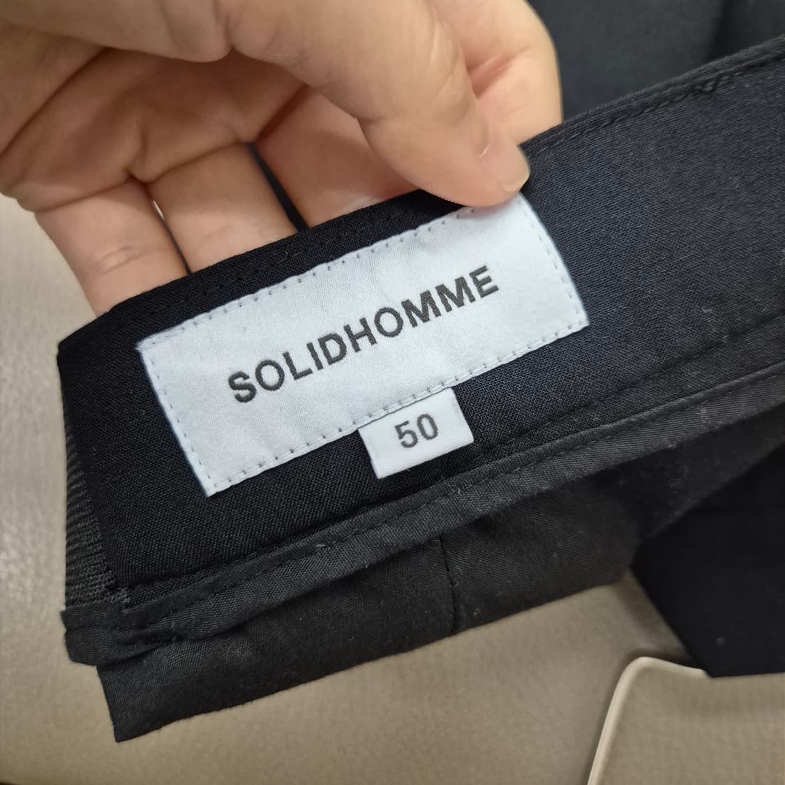 솔리드옴므 벨트 슬랙스 50 상품이미지6