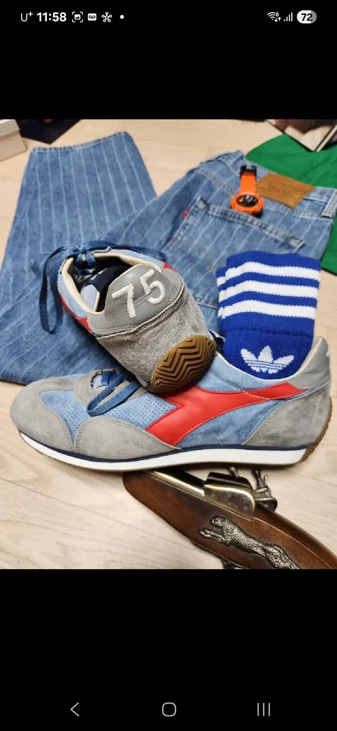 (스튜디오 촬영)(거의 새거)DIADORA 헤리티지 275 상품이미지3