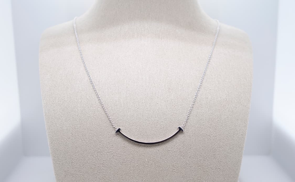 티파니 티스마일 실버 925 티파니앤코 펜던트 목걸이 2.4g 상품이미지5