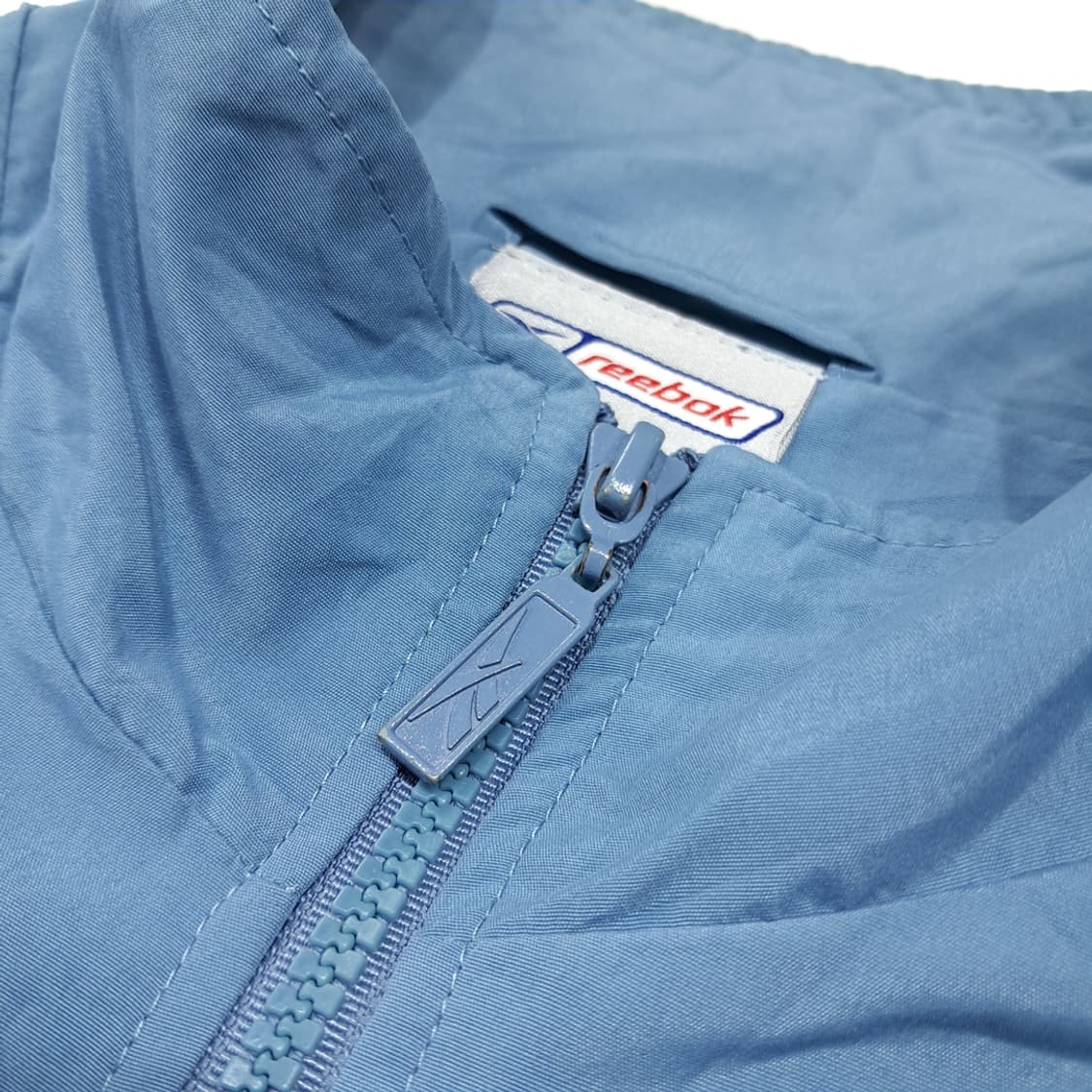 CL715 XL 리복 90s 스페인판 올드스쿨 블루 바람막이 자켓 상품이미지5