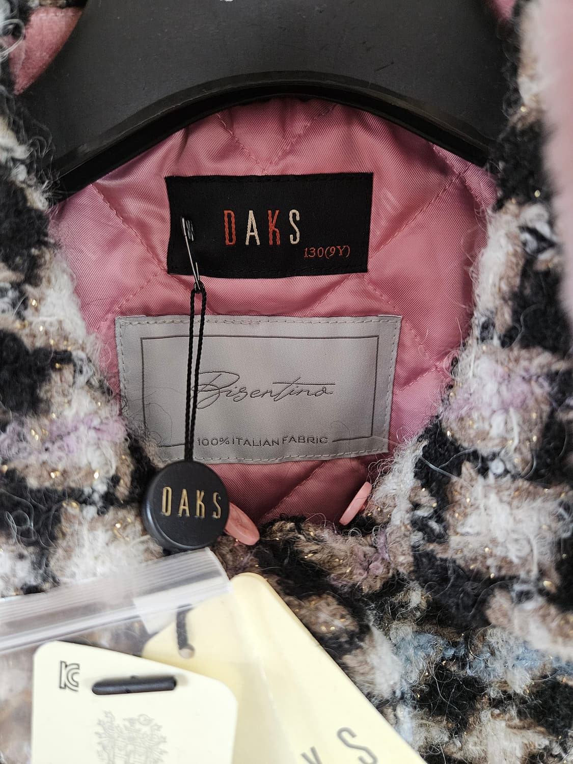 [130] 닥스 키즈 트위드 모직 코트  상품이미지7