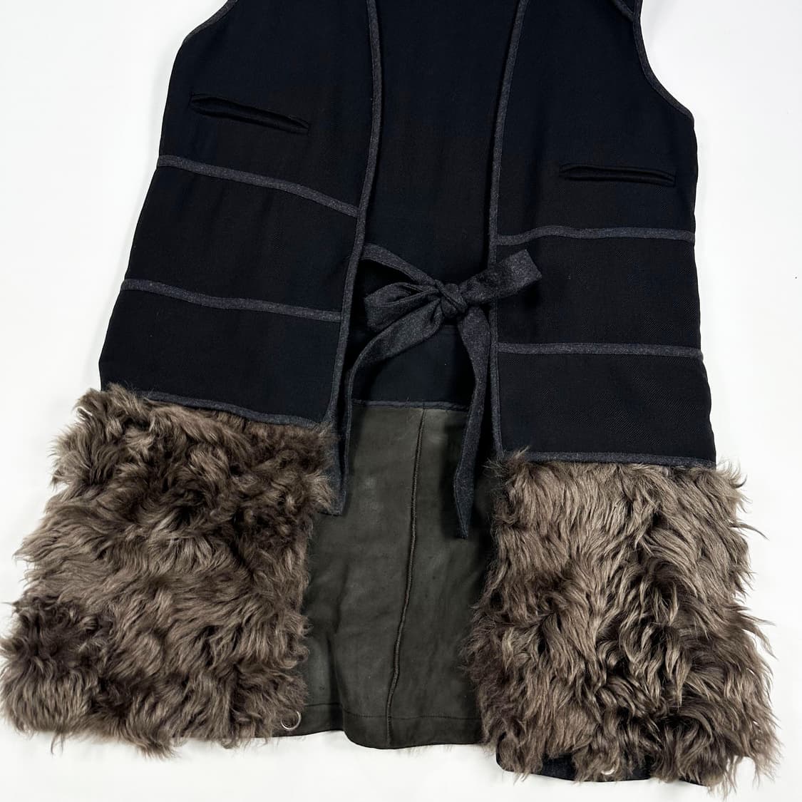 마르니 우먼 블랙 롱 니트 조끼 (40사이즈 여성추천) 상품이미지4