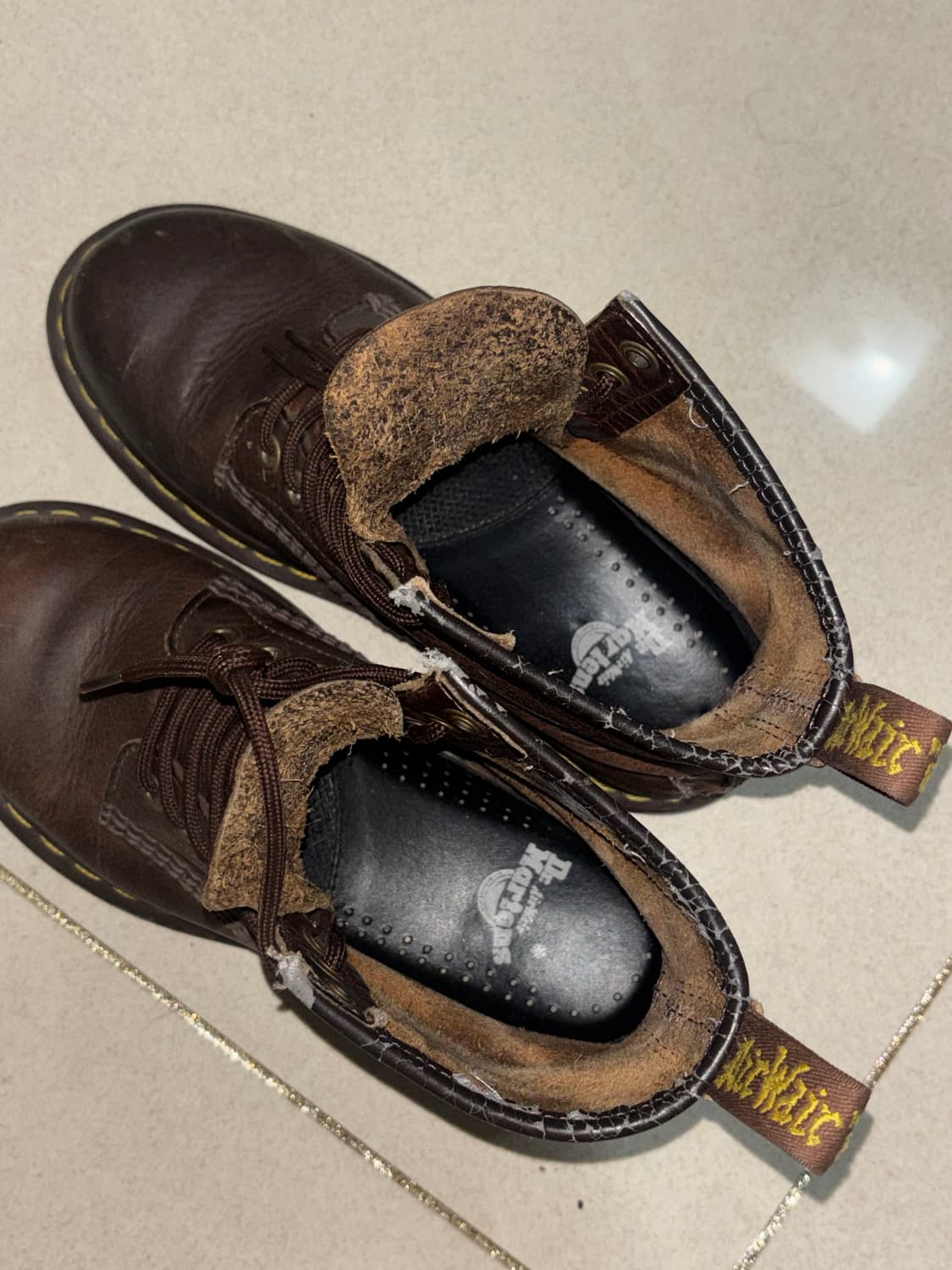 닥터마틴 1460 8홀 브라운 워커 부츠 230 상품이미지9