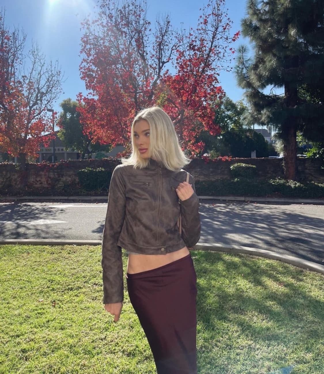 Lioness 라이어니스 레더 자켓 브라운s 상품이미지2