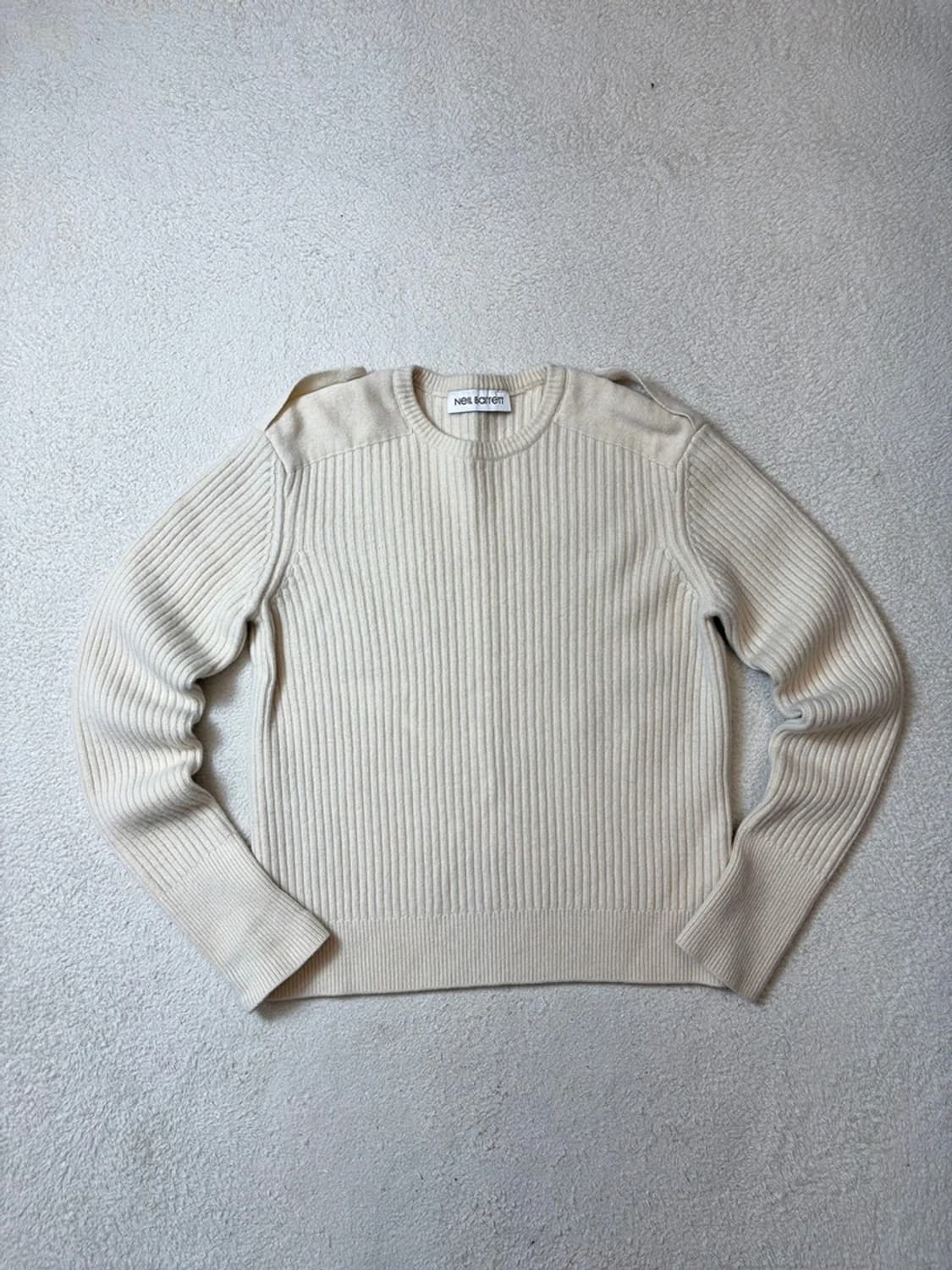 닐바렛 밀리터리 견장 울 스웨터 니트 PN6489 상품이미지1