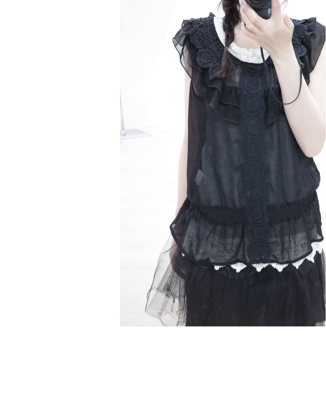 Joy black T-shirt 상품이미지7