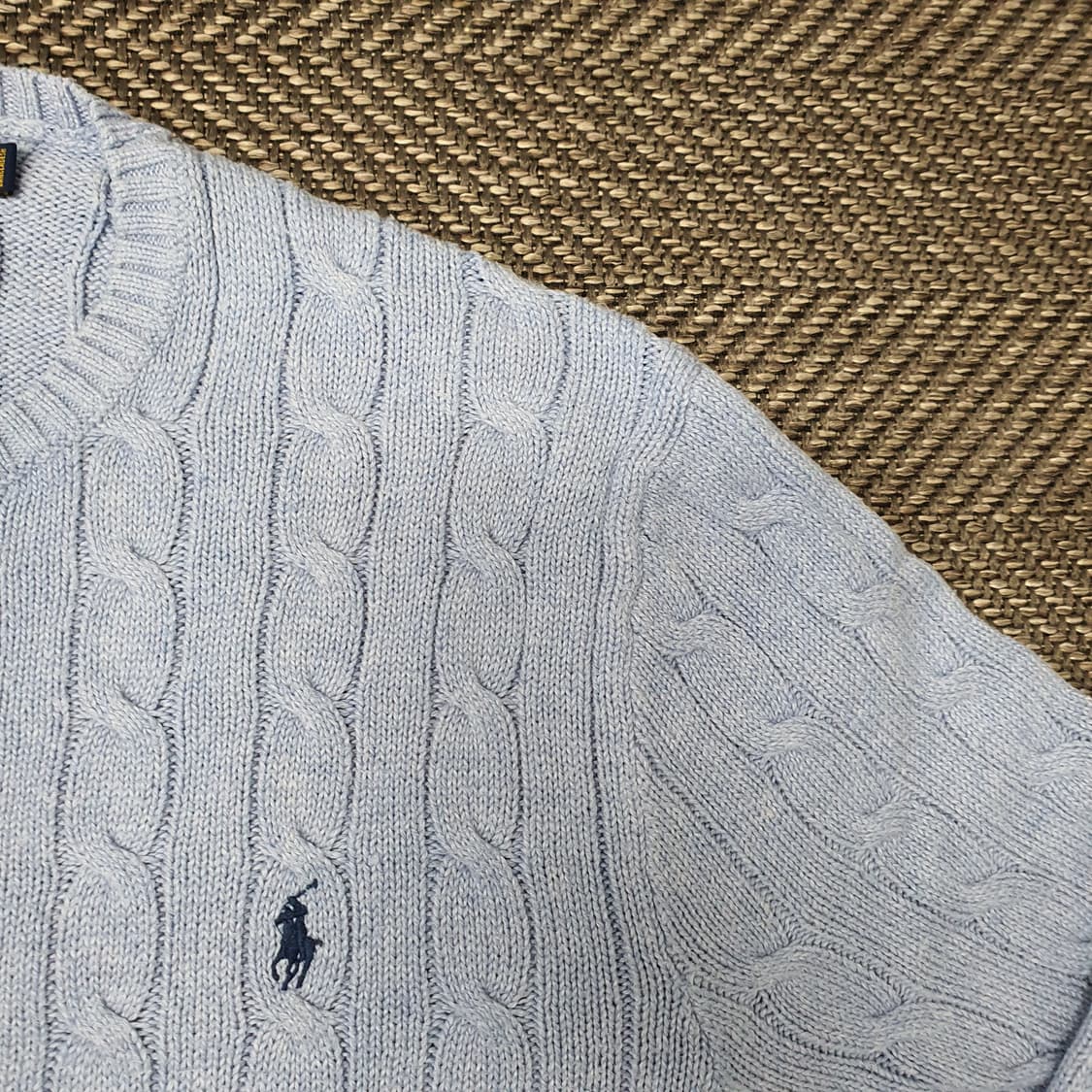 폴로 랄프로렌 케이블 면니트 남자110 상품이미지3
