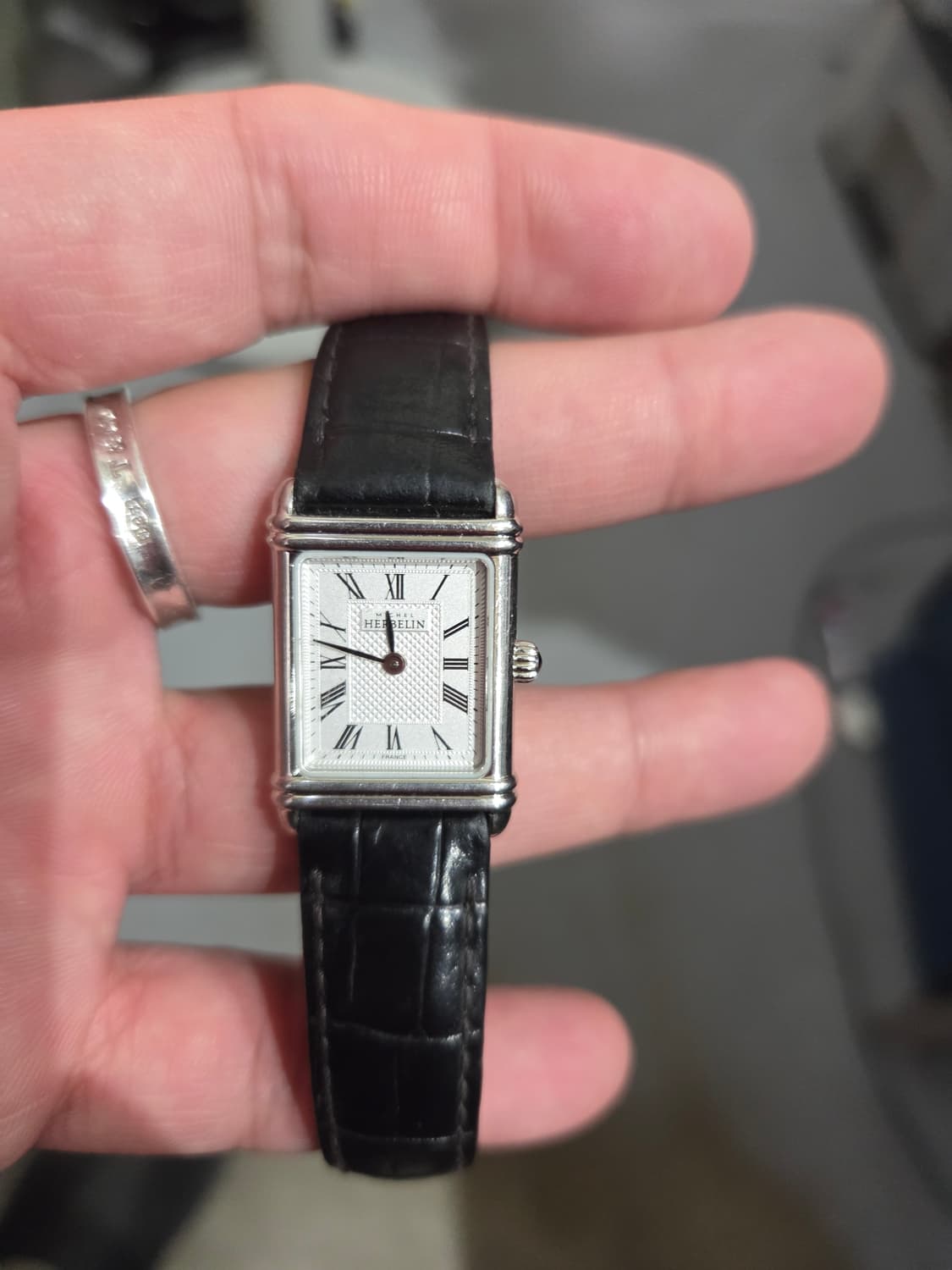 미쉘에블랑 여성 가죽 시계 블랙 상품이미지1