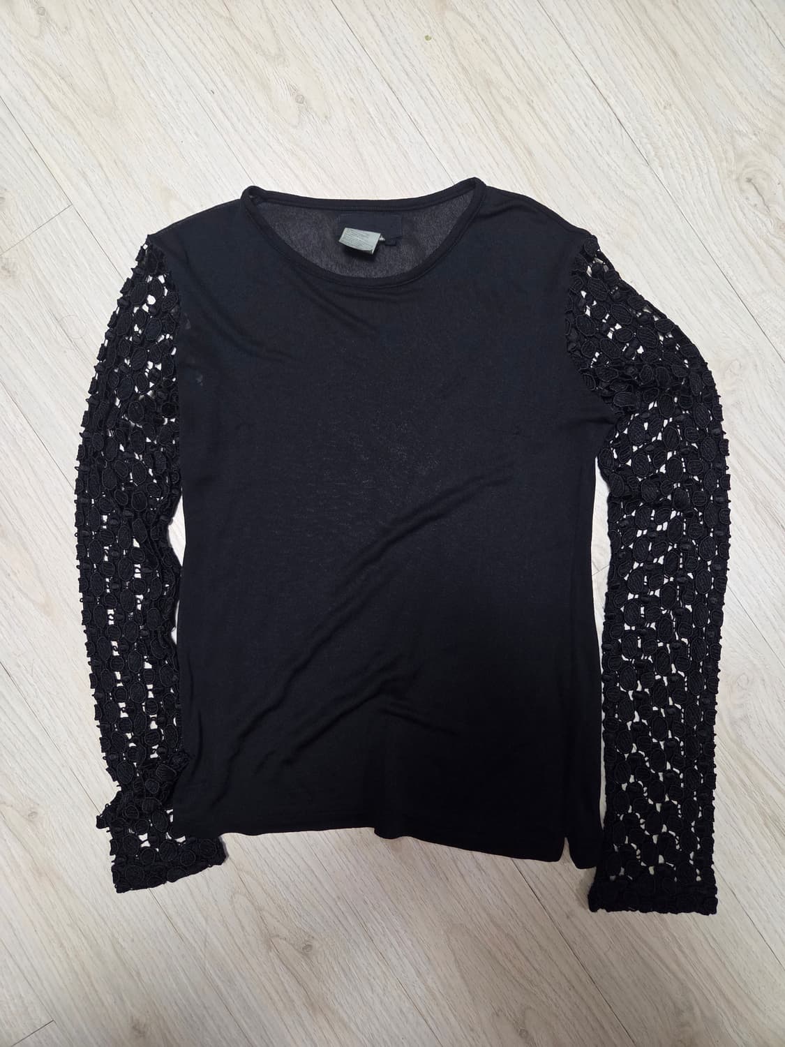 요지야마모토 레이온 니트 블랙 M 상품이미지1