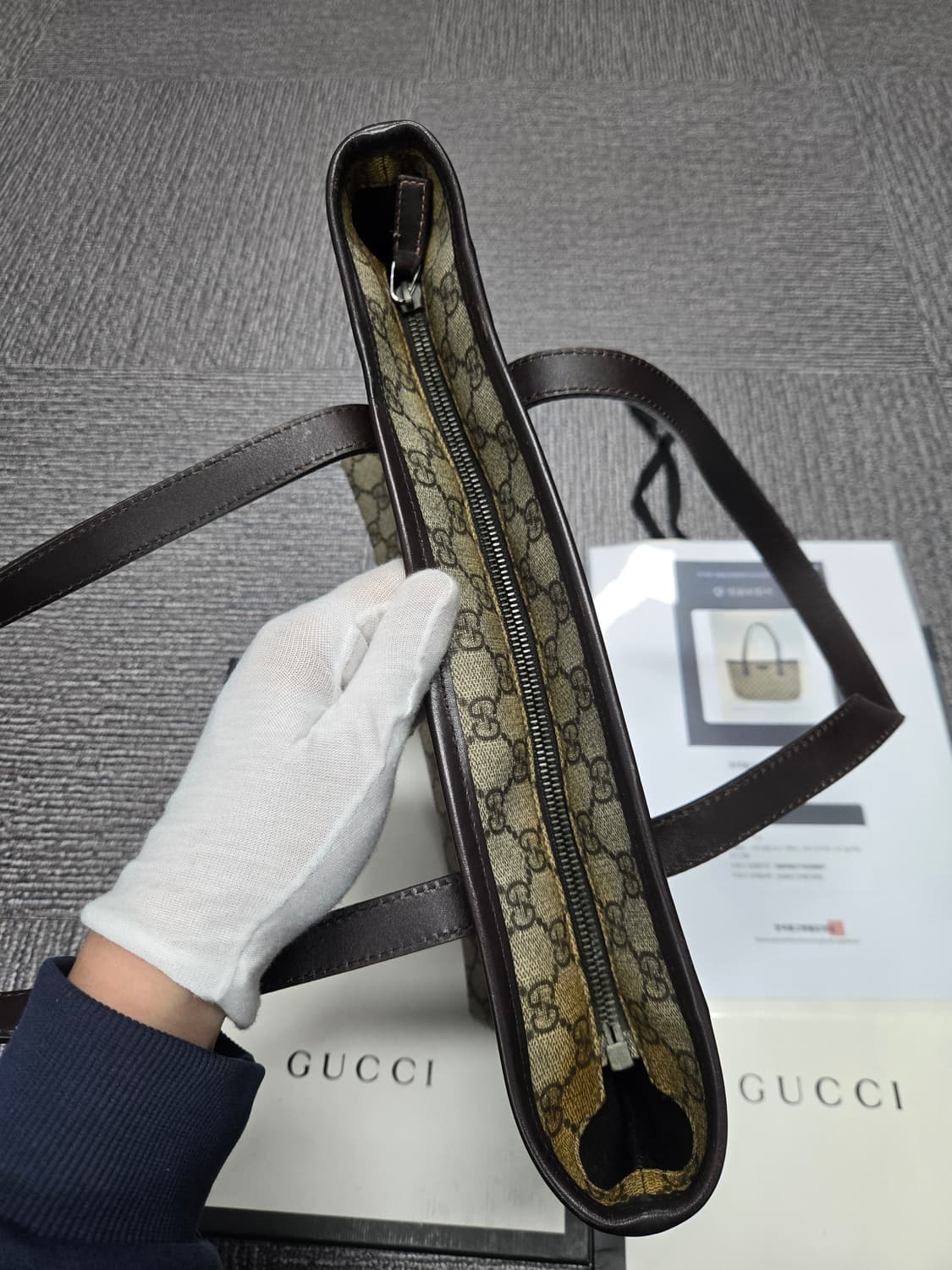 [특가][정품] 구찌 시그니처 토트백 상품이미지5