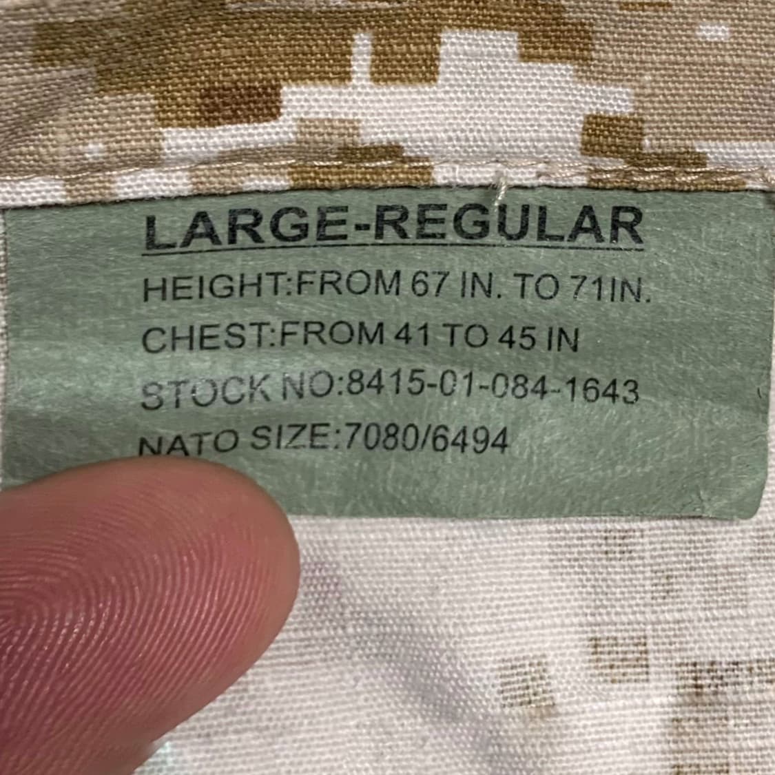 [39] US ARMY 컴뱃 패턴 트라우저 상품이미지5