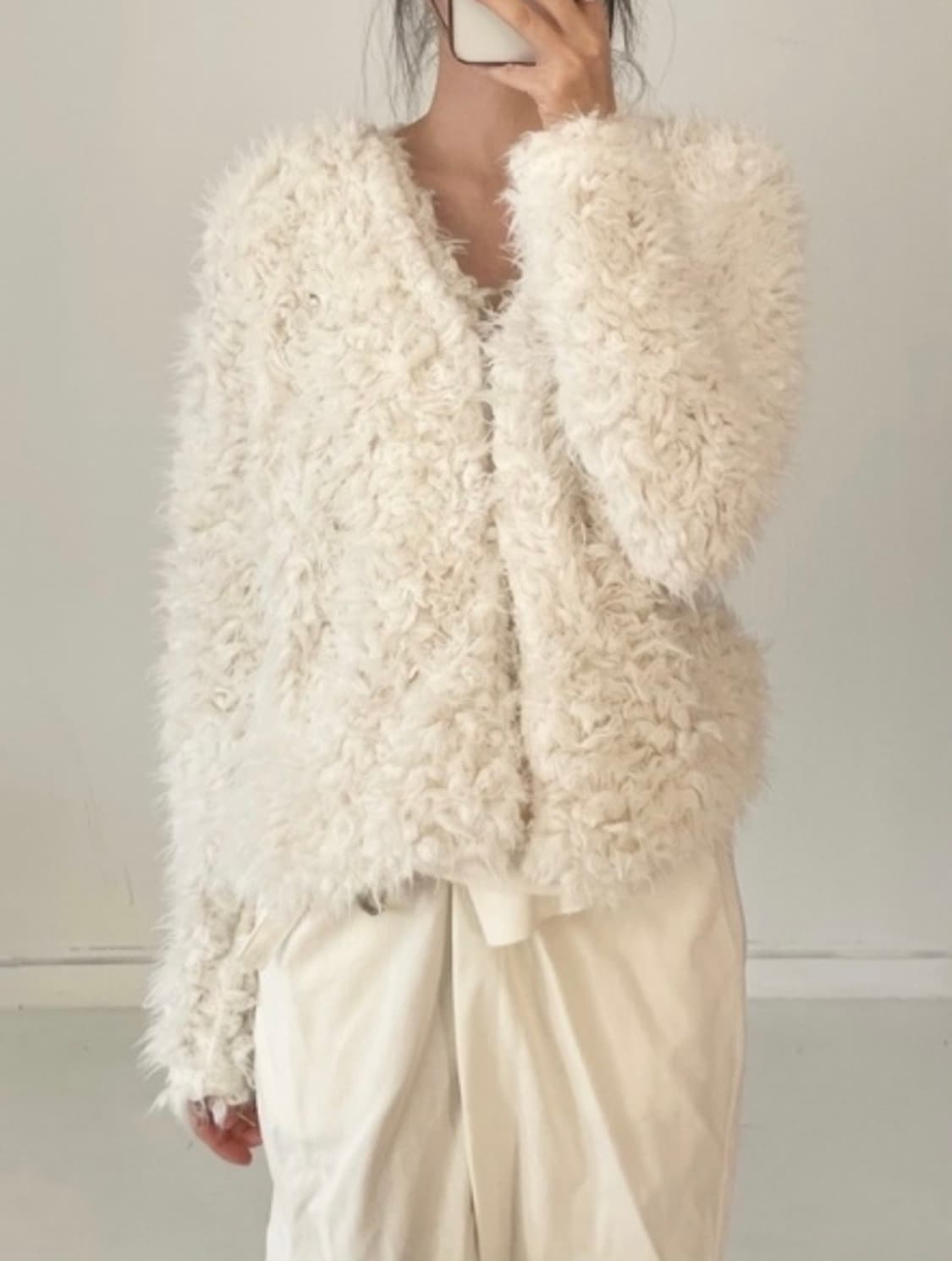 아델리오 퍼 가디건/자켓 상품이미지2