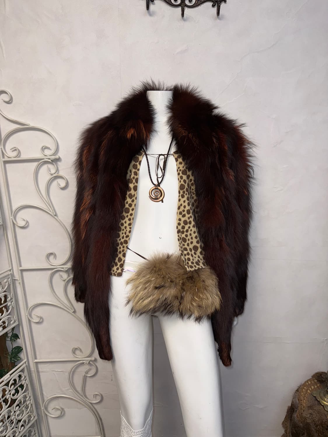 SAGA FOX mixed red brown fox fur jacket  상품이미지6