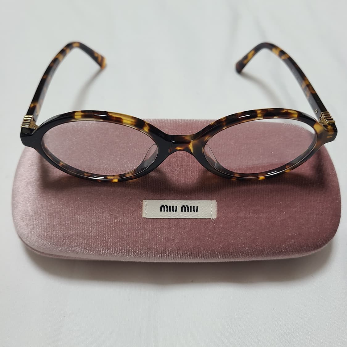 미우미우 리가드 선글라스 블루 렌즈 허니 톨토이즈쉘 아세테이트 얼터너티브 상품이미지7