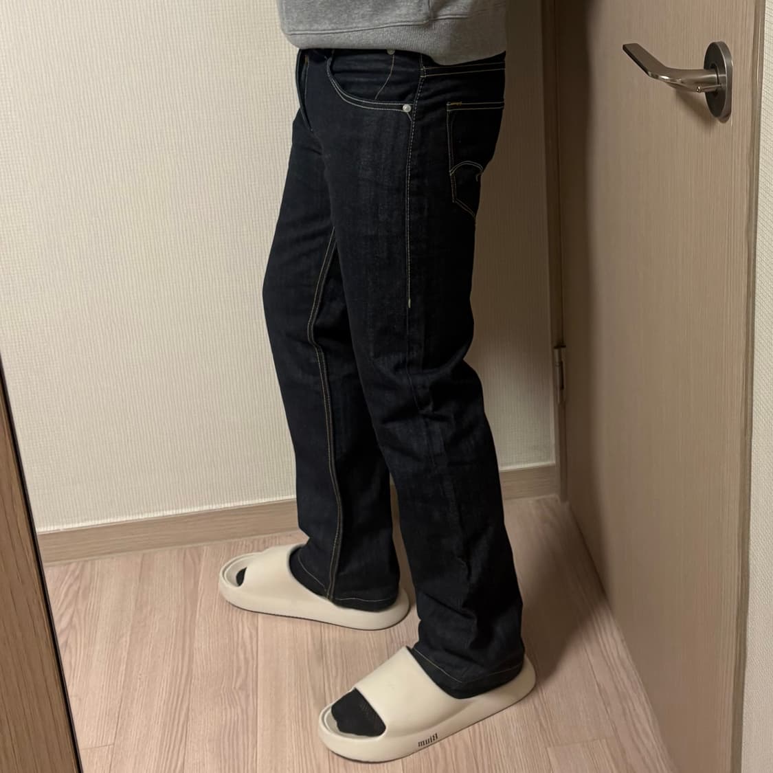 정품 리바이스 523 스트레이트 스티치 진 생지 데님팬츠 청바지 30인치 상품이미지2