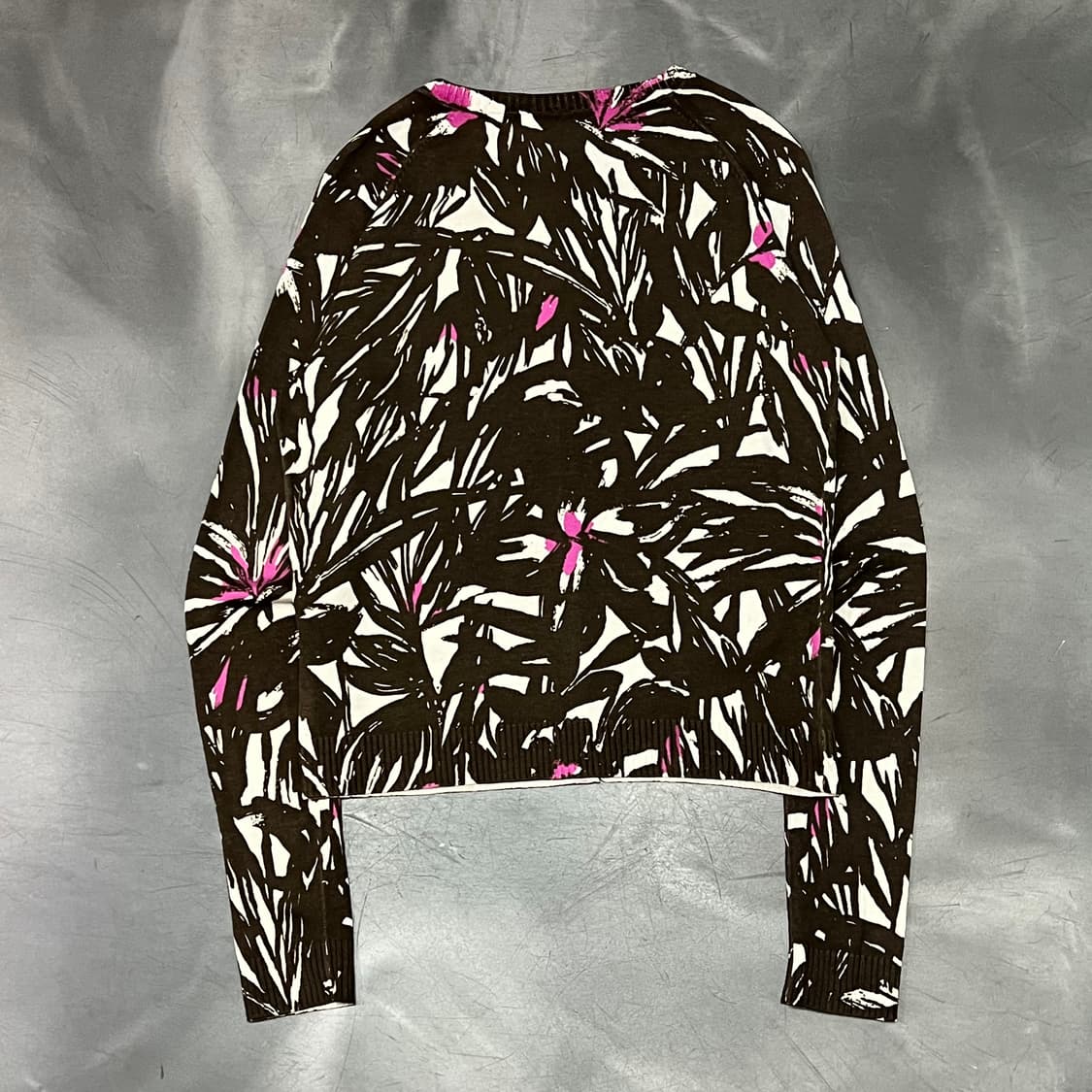  마렐라 스포츠 패턴 라운드넥 가디건 y15837 상품이미지2