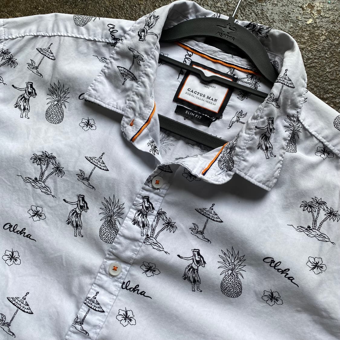 빈티지 알로하 반팔 셔츠 상품이미지2