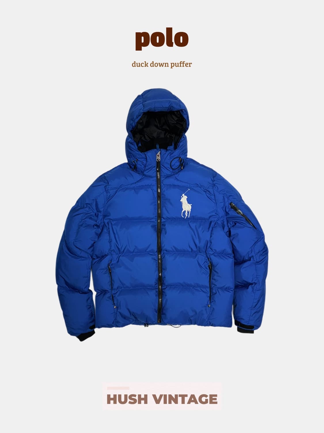폴로 빅포니 덕다운 푸퍼 패딩 상품이미지1