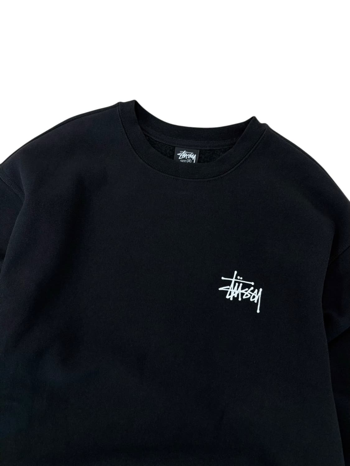 스투시 맨투맨 블랙 상품이미지2