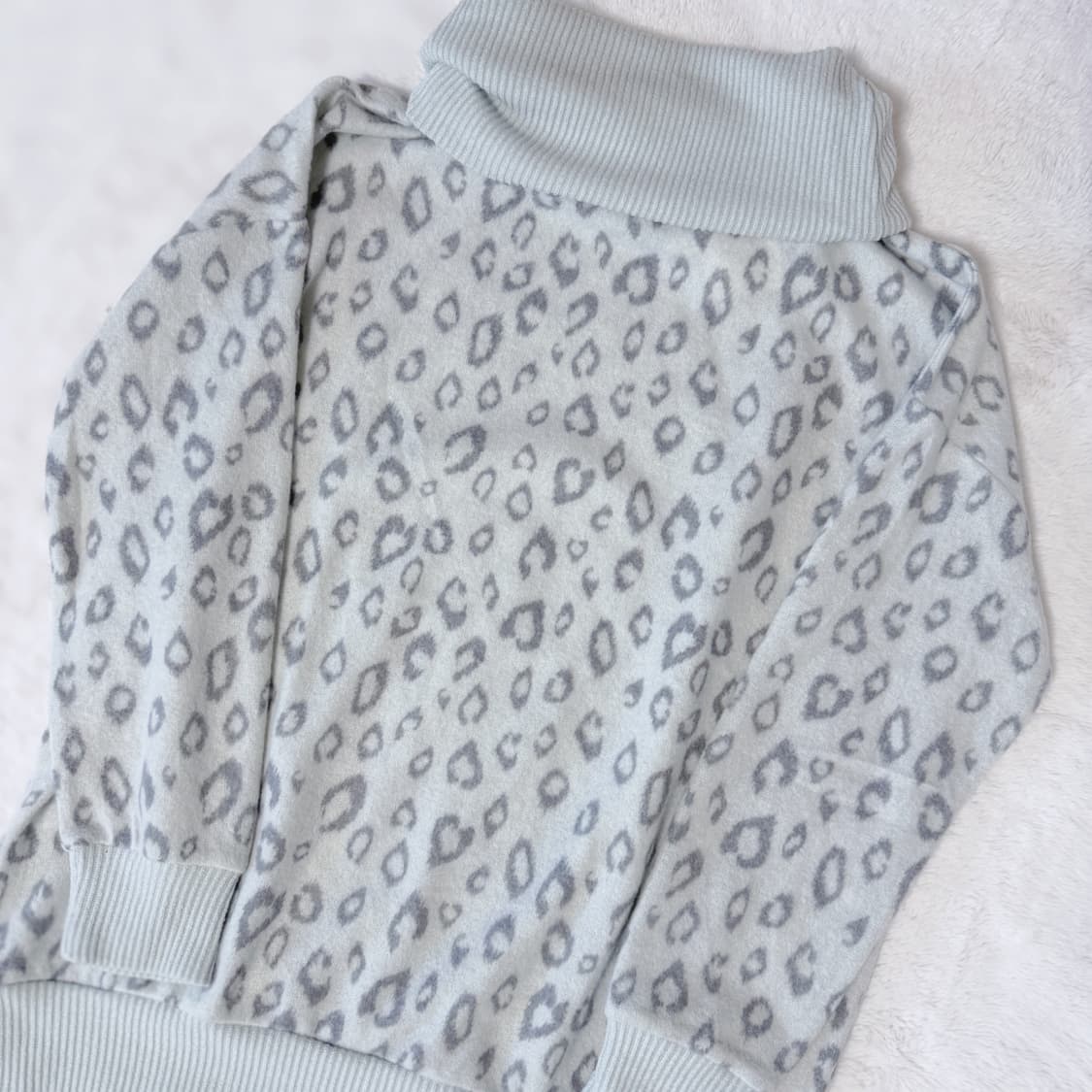 (새상품) COLZA 히메갸루 오네갸루 솜사탕 목폴라 포근 대장 니트 상품이미지4