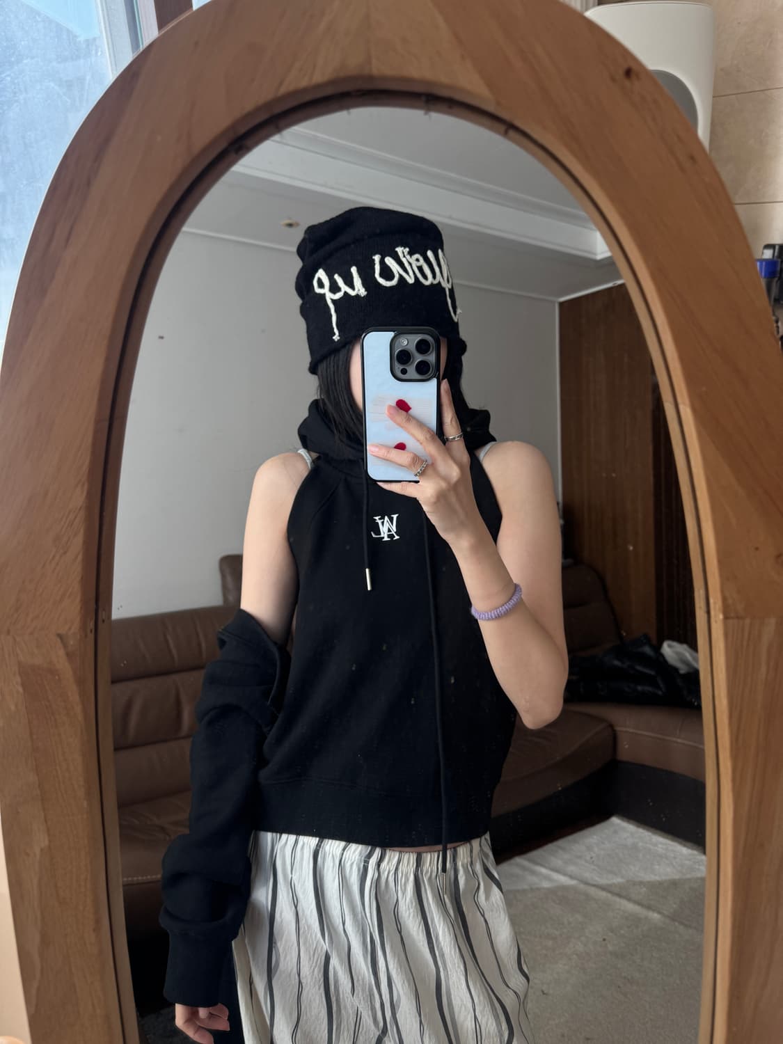 우알롱 후드티 + 볼레로 세트 상품이미지3