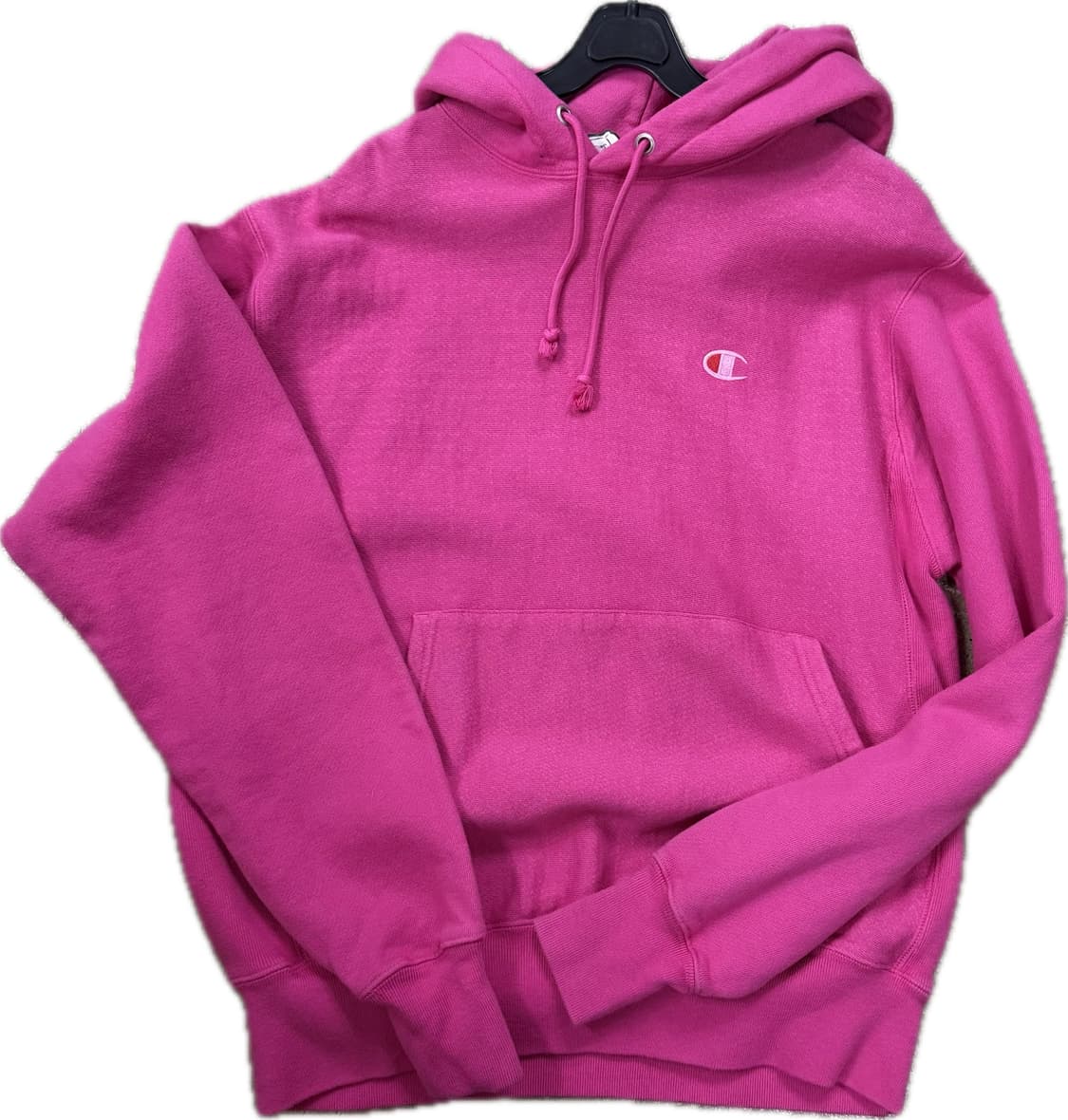 챔피온 핑크 후드 티셔츠 M 상품이미지1