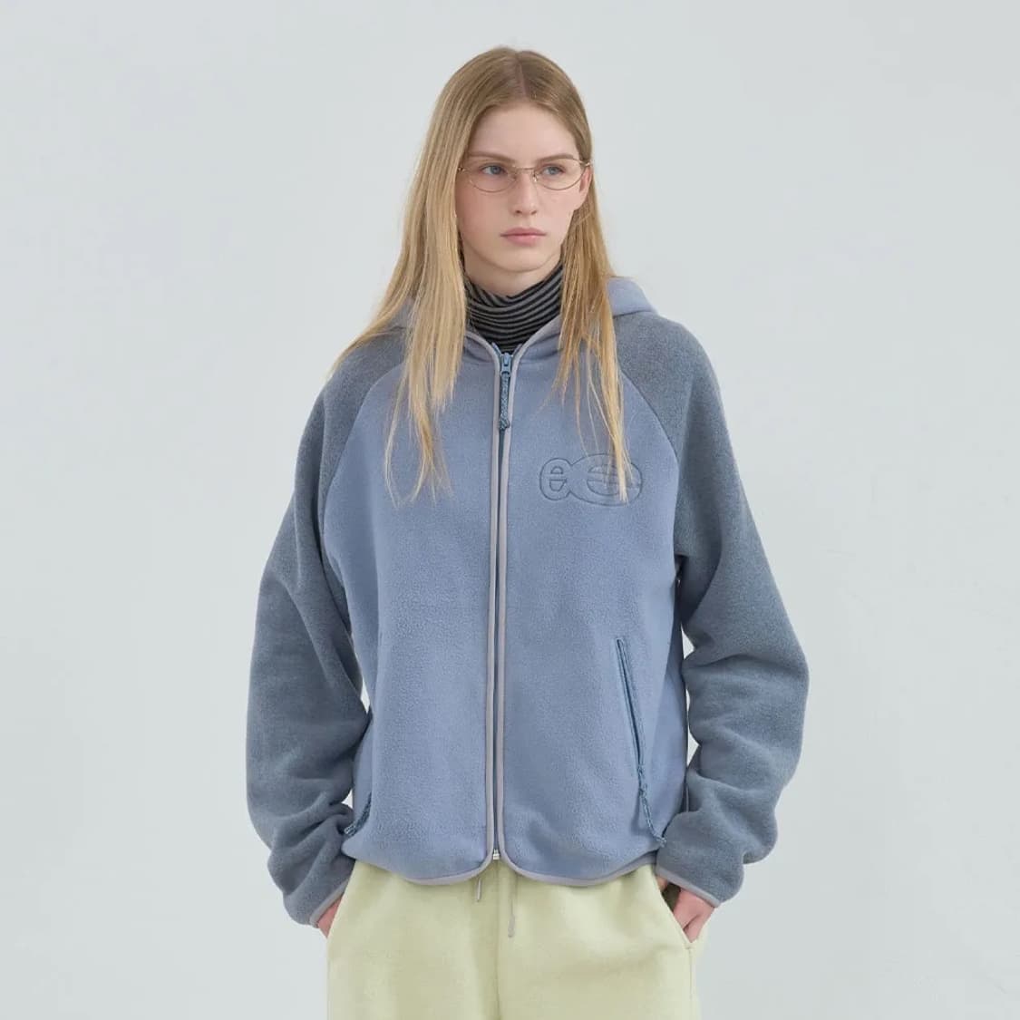 엔조블루스 플리스 집업 후디 상품이미지3