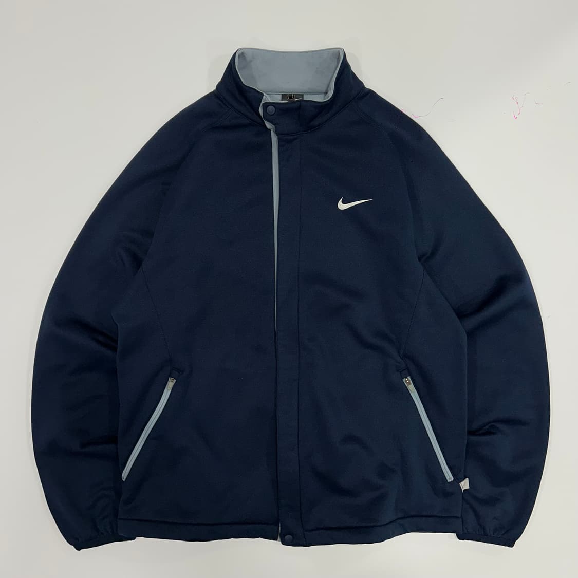 Nike 나이키 네이비 라벤더 사이드라인 스우시 트랙탑 자켓 상품이미지3