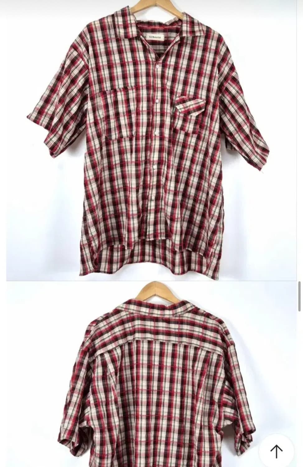 반팔 체크셔츠 상품이미지6