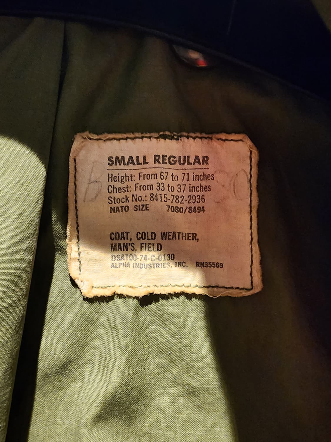 70's 알파인더스트리 m65 필드자켓 상품이미지6