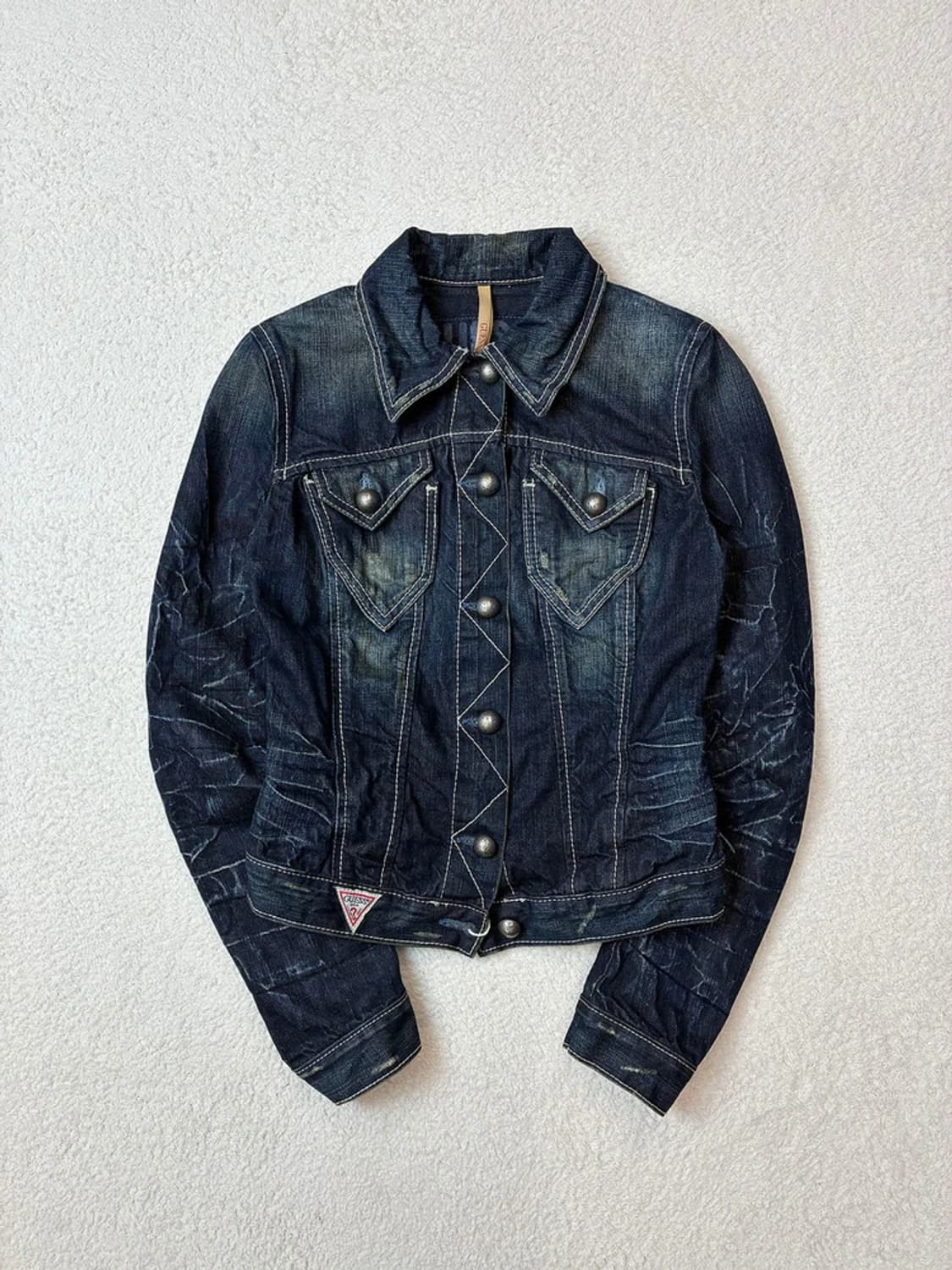 게스 00's Y2K 워시드 데님 자켓 PN5935 상품이미지1