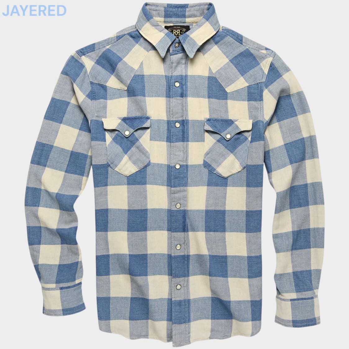 RRL플레드 웨스턴 셔츠 사이즈 교환 L->M 상품이미지2