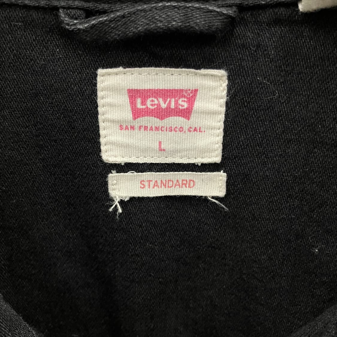 리바이스 바스토우 웨스턴 블랙 데님 셔츠 L 상품이미지3