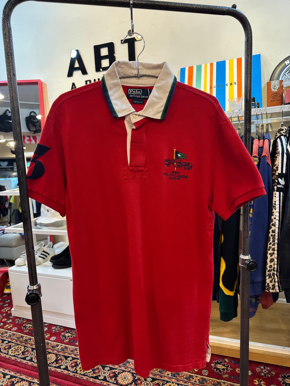  폴로 랄프로렌 요트클럽 반팔 카라티 상품이미지1