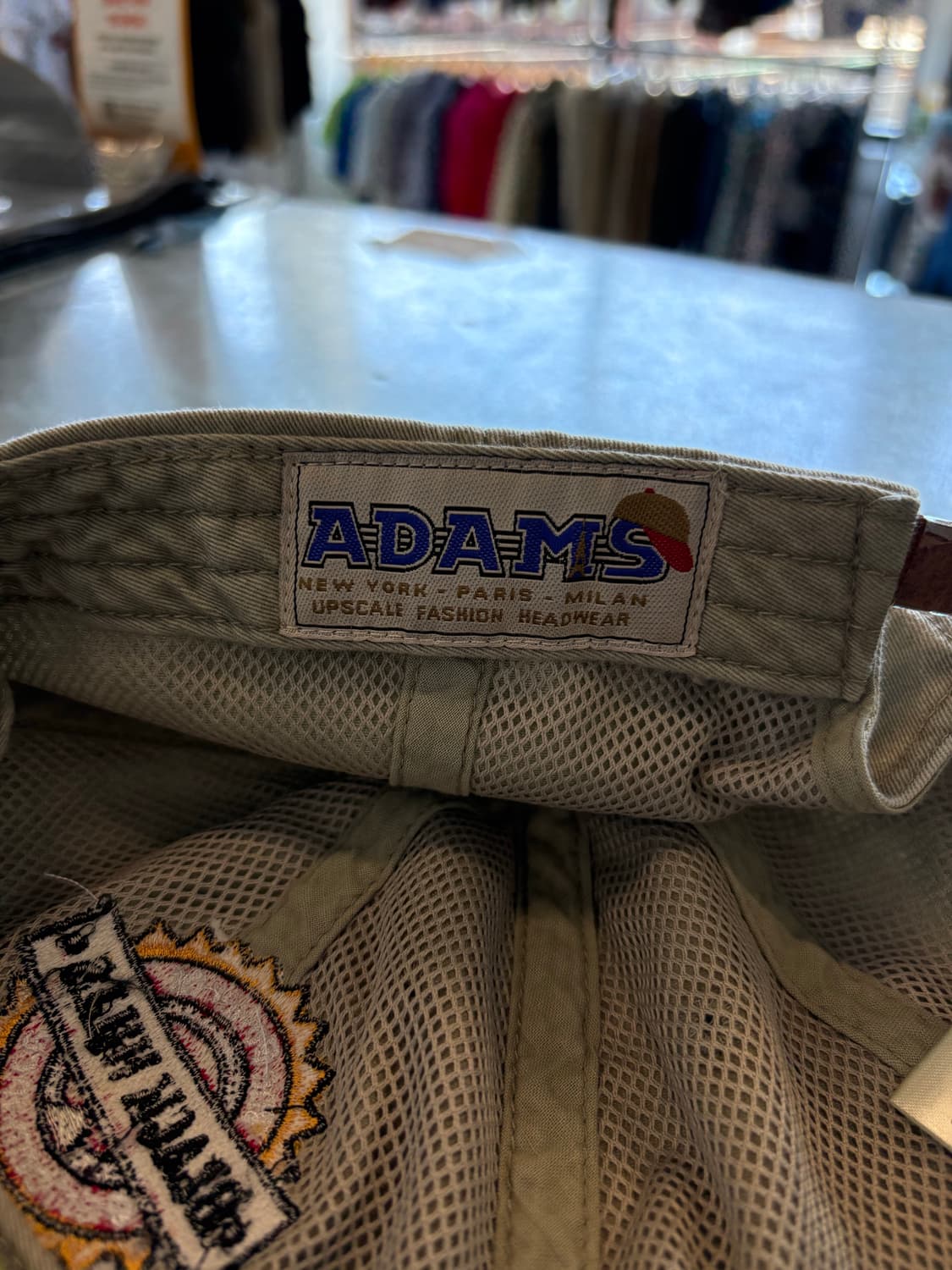 ADAMS 워싱 배색 빈티지 볼캡 상품이미지5