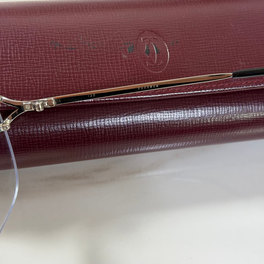 (OS) Cartier 까르띠에 무테 안경 은장 상품이미지6