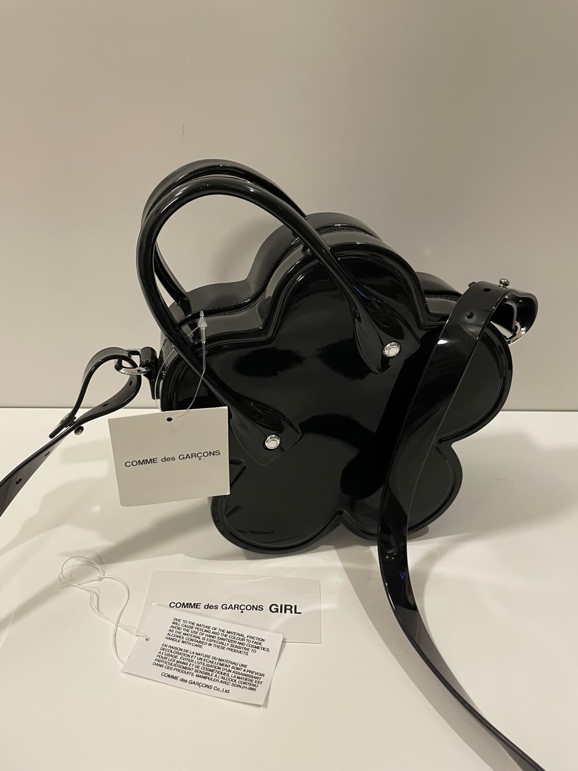 꼼데가르송걸 x 멜리사 플라워백 새상품 판매 상품이미지3