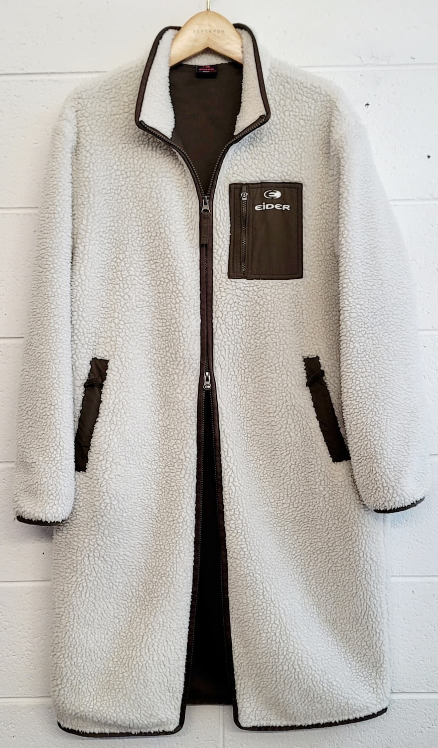 아이더(남여공용) 투웨이지퍼 후리스(뽀글이) 코트(자켓) 판매 상품이미지2