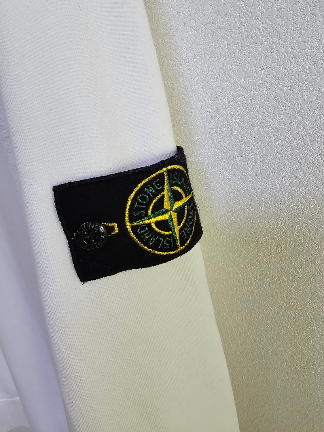 스톤아일랜드 화이트 맨투맨 티셔츠 상품이미지3