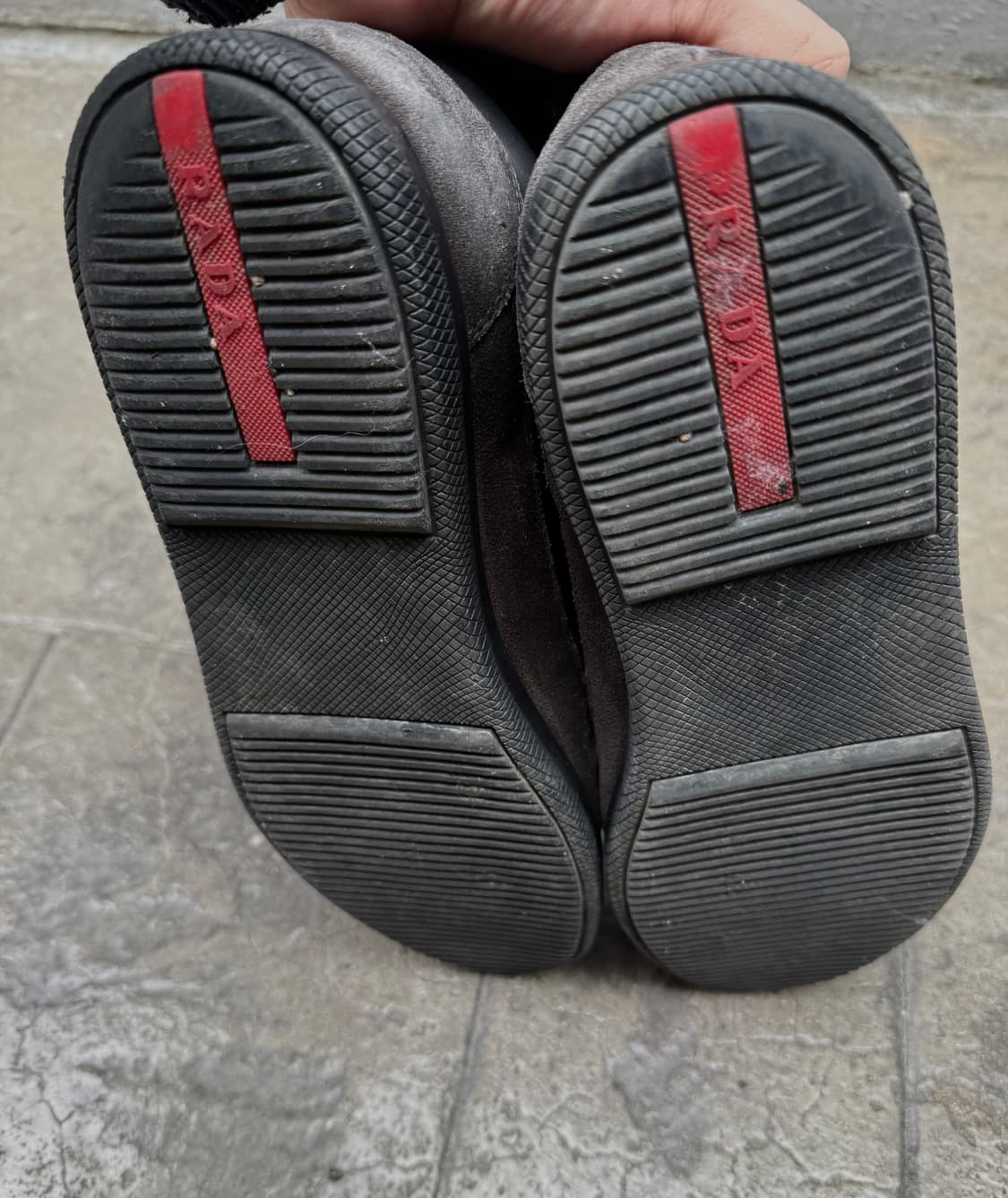 프라다 스포츠 스웨이드 나일론 하이탑 스니커즈 상품이미지8