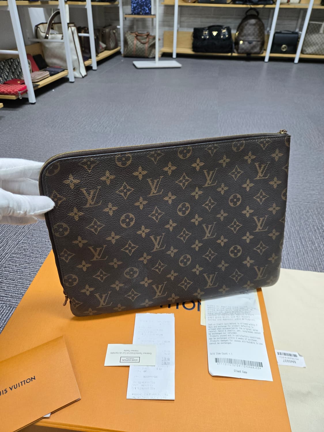 [특가][정품]루이비통 에튀보야쥬mm 클러치백 상품이미지1