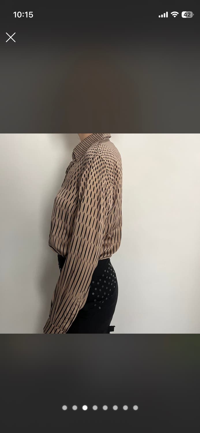 마르지엘라 아카이브피스 실크 셔츠 상품이미지3