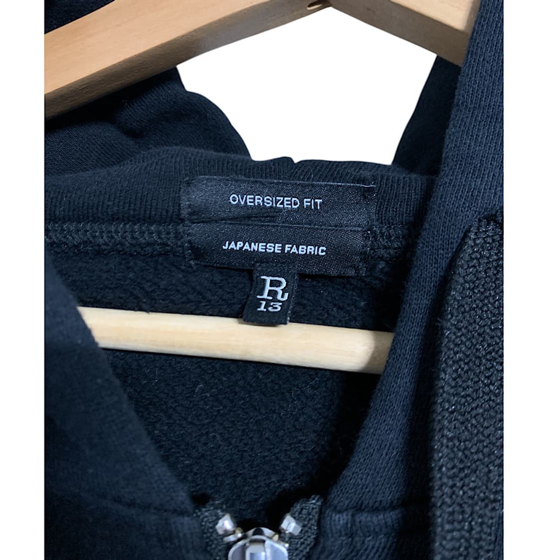 R13 점보 후드 집업 XS/S 상품이미지2