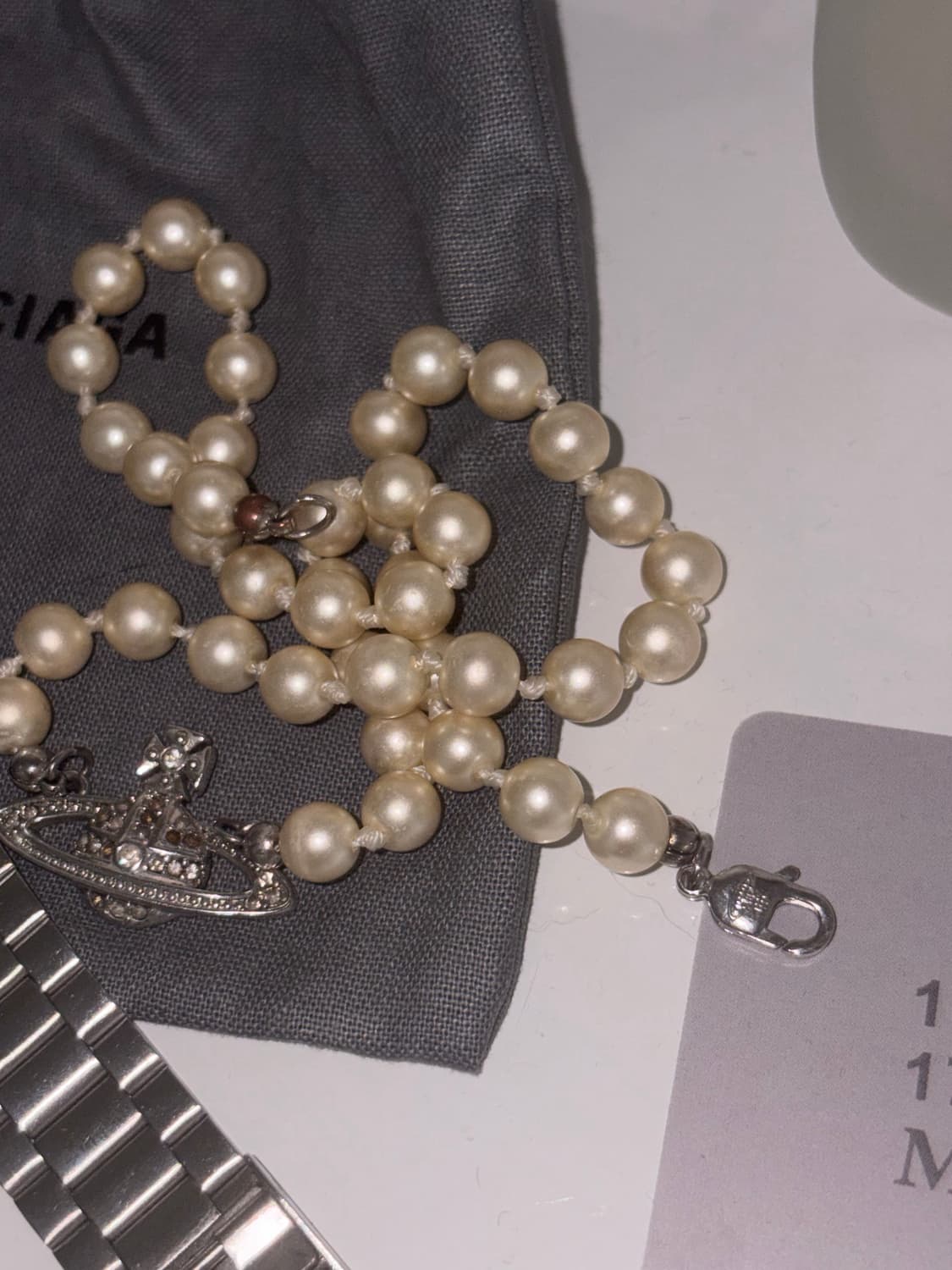 비비안웨스트우드 펄 목걸이 상품이미지3