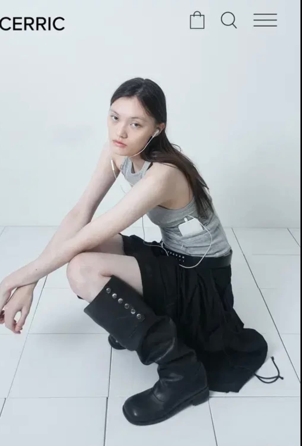 세릭 Cerric [EXCLUSIVE] 폴딩 버튼 부츠 상품이미지2