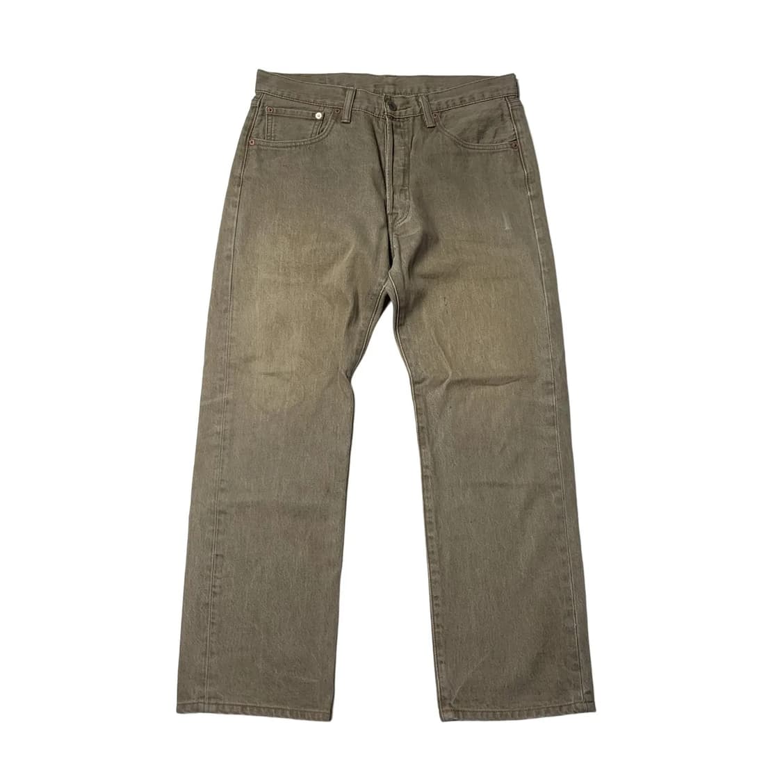 리바이스 501 빈티지 카키컬러 컬러진 34 상품이미지1