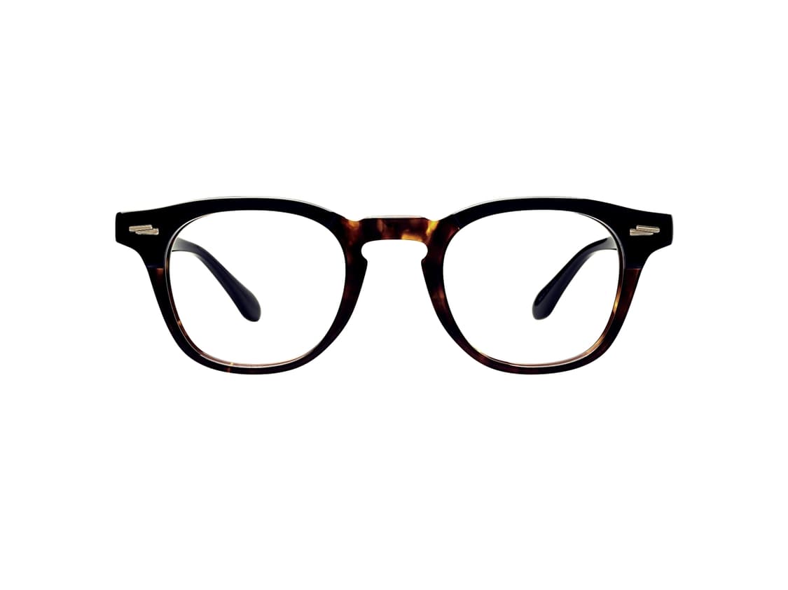 패치워크46사이즈 블랙/마호가니 상품이미지1