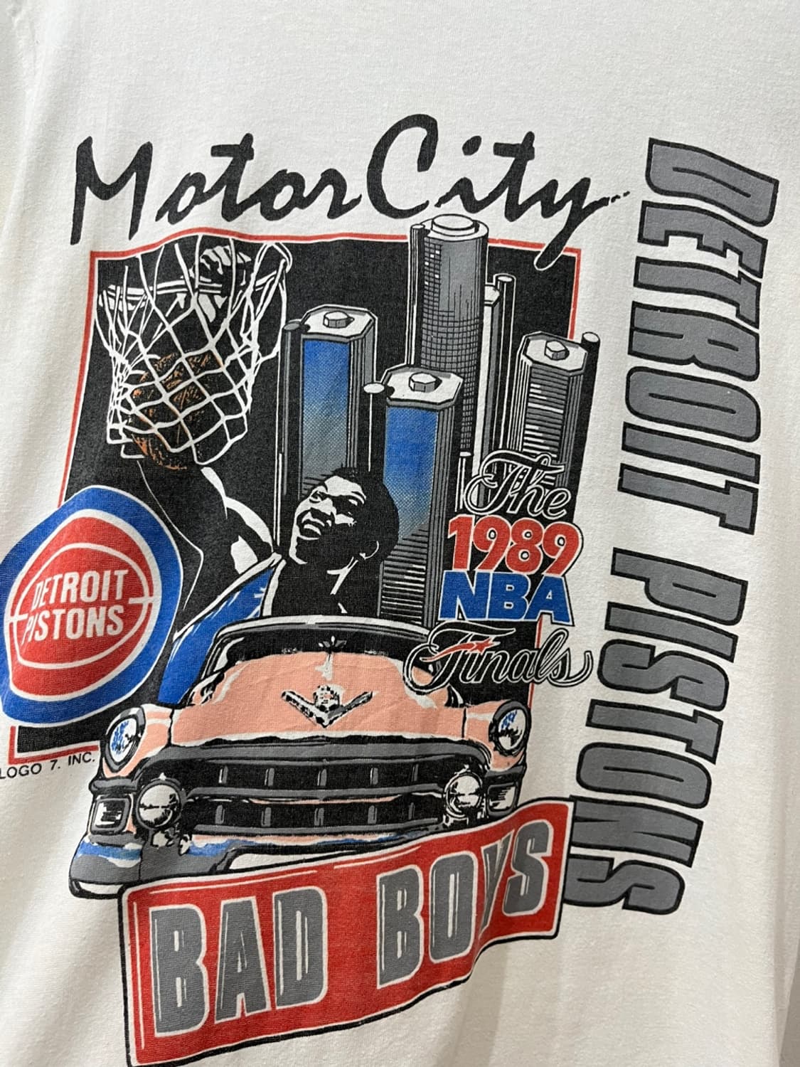 MADE IN USA 디트로이트 피스톤스 반팔 티셔츠 상품이미지4