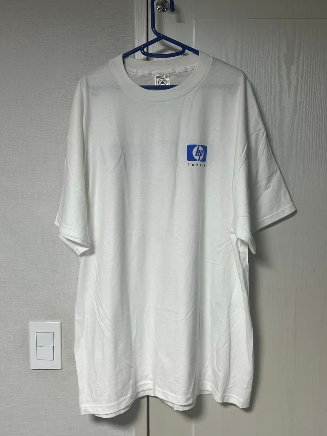 빈티지 HP invent GET UP프로모션 티셔츠 상품이미지1