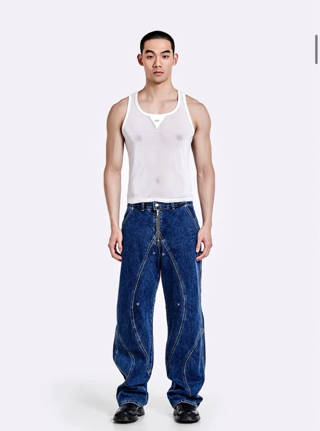 51퍼센트 TUNNEL LINING 데님 XL 사이즈 새상품 판매합니다 상품이미지2